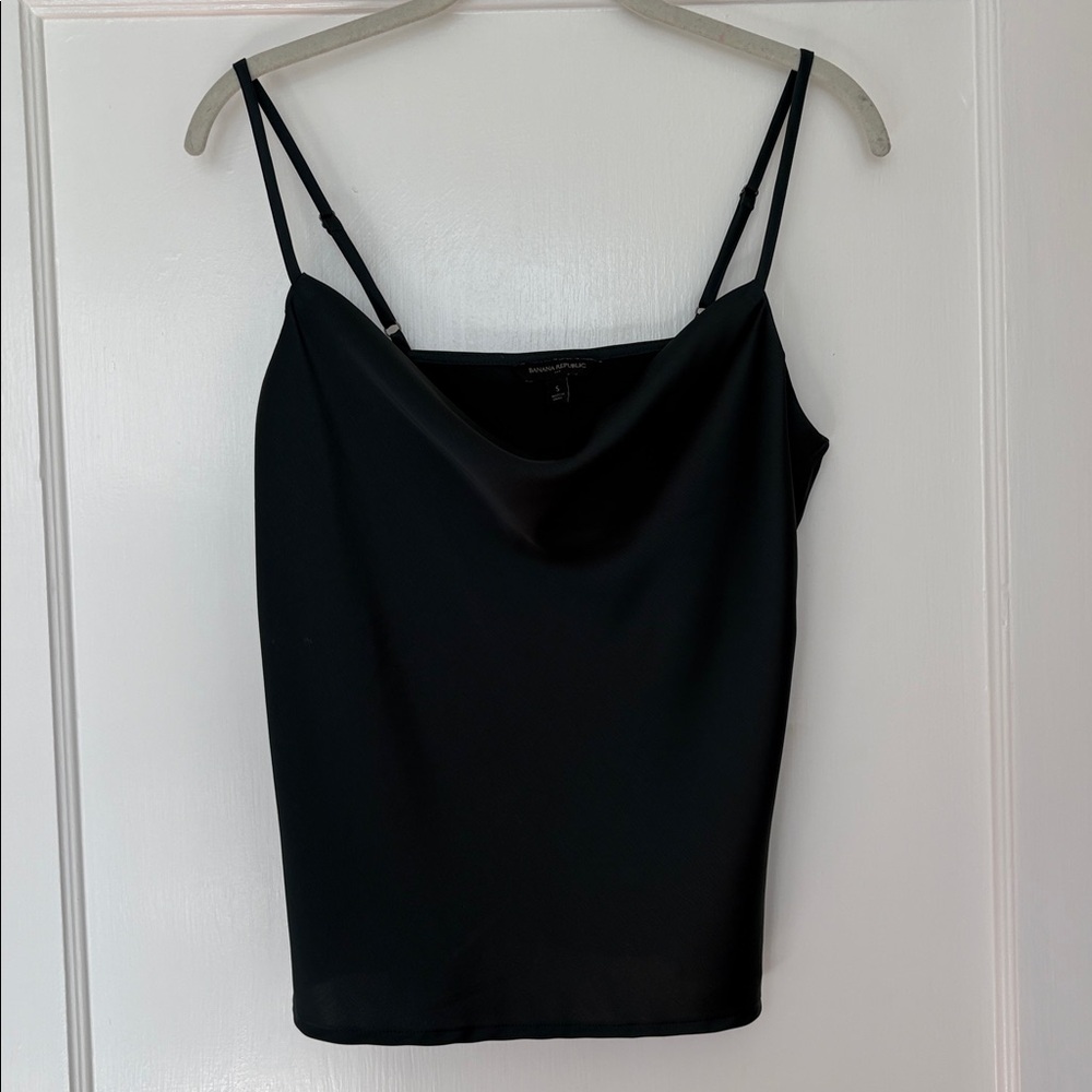 Banana Republic Cowl Neck Green Cami Top